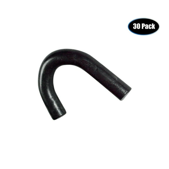 Mega Cargo Control 30-Pack Weld-on Steel Rope Hooks 5/8" Trailers, Truck, Construction and Equipment Trailer with Raw Finsh