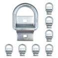 thumbnail image 1 of Mega Cargo Control 8 Pack 1/2" Bolt-On D Ring Flatbed Truck Trailer Tie Down Strap Chain Rope Ring WLL: 4,000 lbs, 1 of 7
