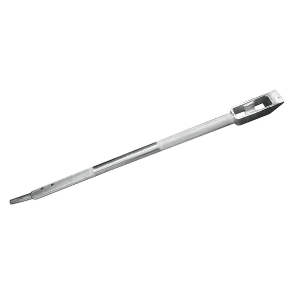 Mega Cargo Control Chrome 35" Combination Winch Bar for Flatbed Trailer Tie Down Strap, 1-pack