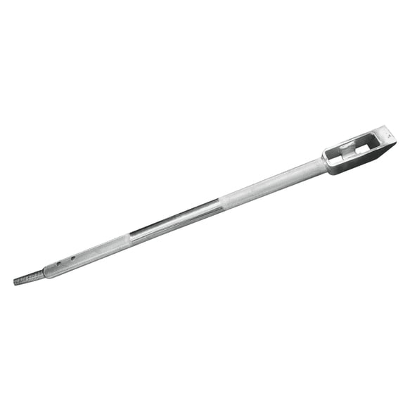 Mega Cargo Control Chrome 35" Combination Winch Bar for Flatbed Trailer Tie Down Strap, 1-pack