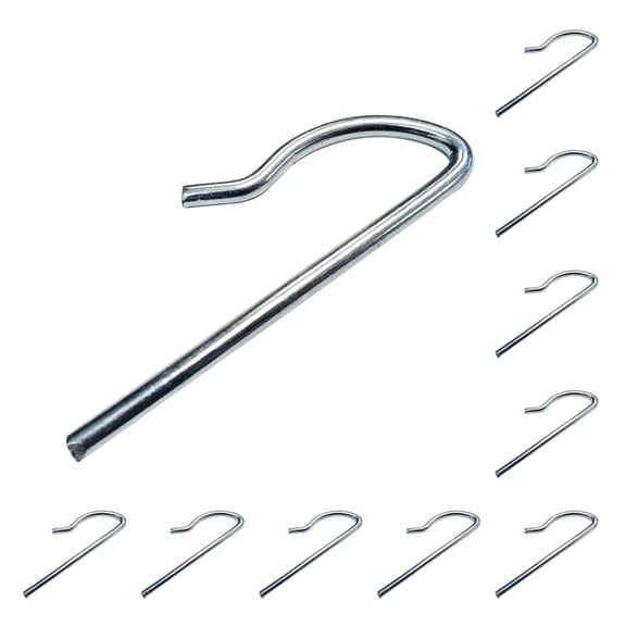 Mega Cargo Control Heavy Duty 3" R Pin Stainless Steel Fasteners Canopy Frame Tent Fitting, 10 pieces