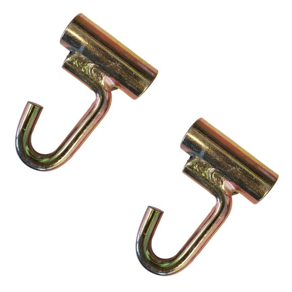 Mega Cargo Control Parallel Side Hook for Tie Down Strap Ratchet Buckle Tow Truck Trailer, 2 pack