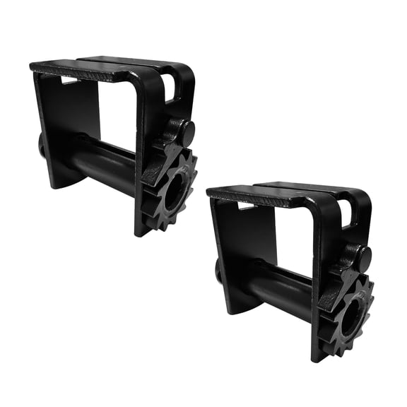 Mega Cargo Control Standard Profile 152mm Double L Track Sliding Winch For 2" - 4" Winch Strap Flatbed Trailer 5500 WLL, 2 Packs