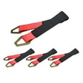 thumbnail image 1 of Mega Cargo Control USA 2” x 24” Off-Road Axle Tie-Down Straps (4-Pack) - WLL: 3333 lbs - Red, 1 of 7