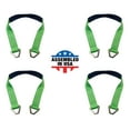 thumbnail image 1 of Mega Cargo Control USA 2” x 60” Off-Road Axle Tie-Down Straps (4-Pack) - WLL: 3333 lbs - Green, 1 of 6