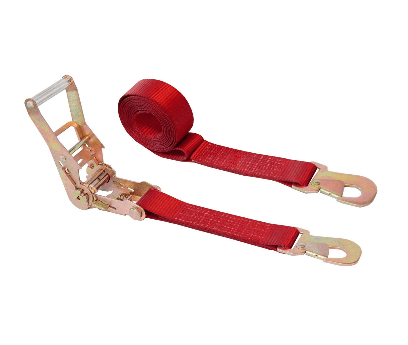 Mega Cargo Control USA 2" x 8' Ratchet Strap W/ Flat Snap Hook - (1 ...