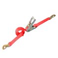 thumbnail image 2 of 2' X 8' Orange Diamond Weave Wheel Lift Straps With Flat Snap Hooks – 4 Pack By Everything Tie Down 2 of 6