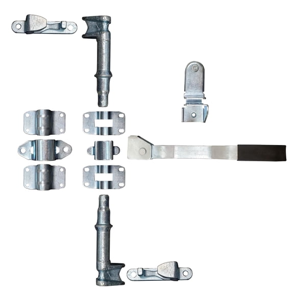Mega Cargo Control Universal Trailer Van Lock Set Door - 27 mm - Zinc Plated, 1 Pack