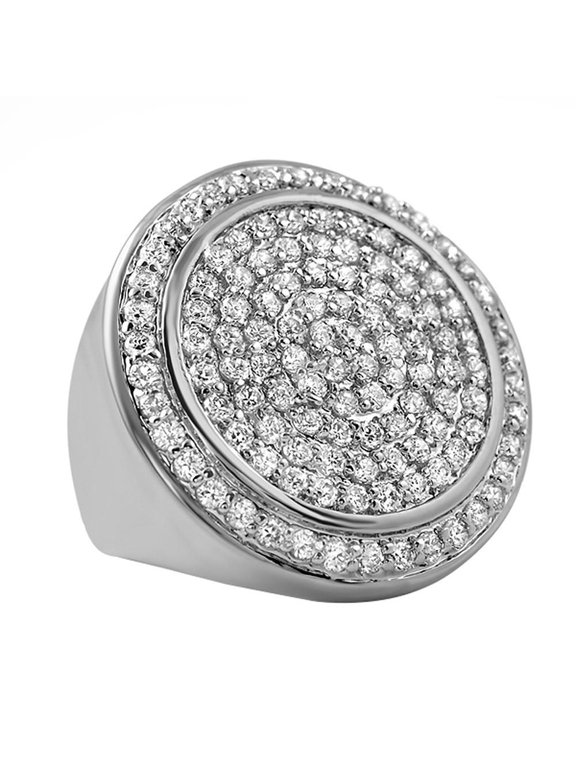 Mega Circles of Ice CZ Bling Bling Ring (9)