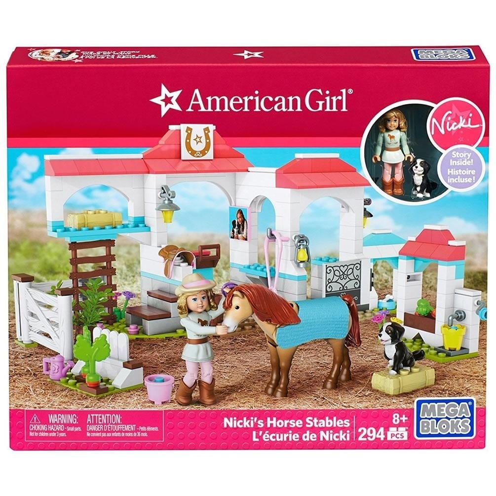 Mega Construx American Girl Nicki s Horse Stables Walmart