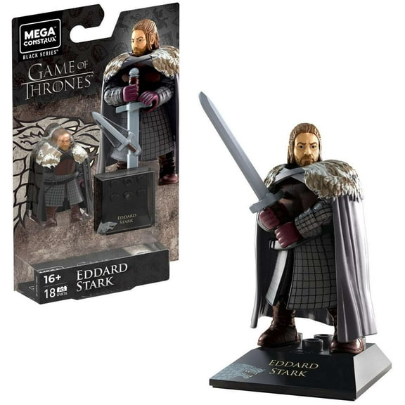 Mega Construx MCX Heroes HBO Game of Thrones Ned Stark Micro Action Figure, Building Toys for Kids