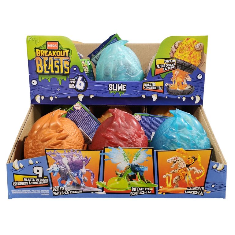 MEGA Buildable Beasts 2-Pack: Breakout Beasts Mystery Pack with