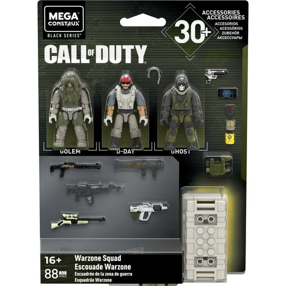 Mega Construx Call Of Duty Warzone Squad Action Figure Building Set, Ages 16+