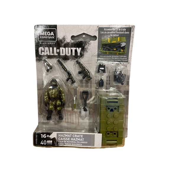 Mega Construx Call of Duty Collectible Hazmat Crate, Building Toys for Kids