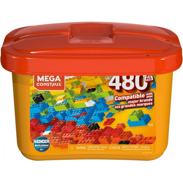 Mega Construx Core Tub, Multi-Colored with 480-Pieces