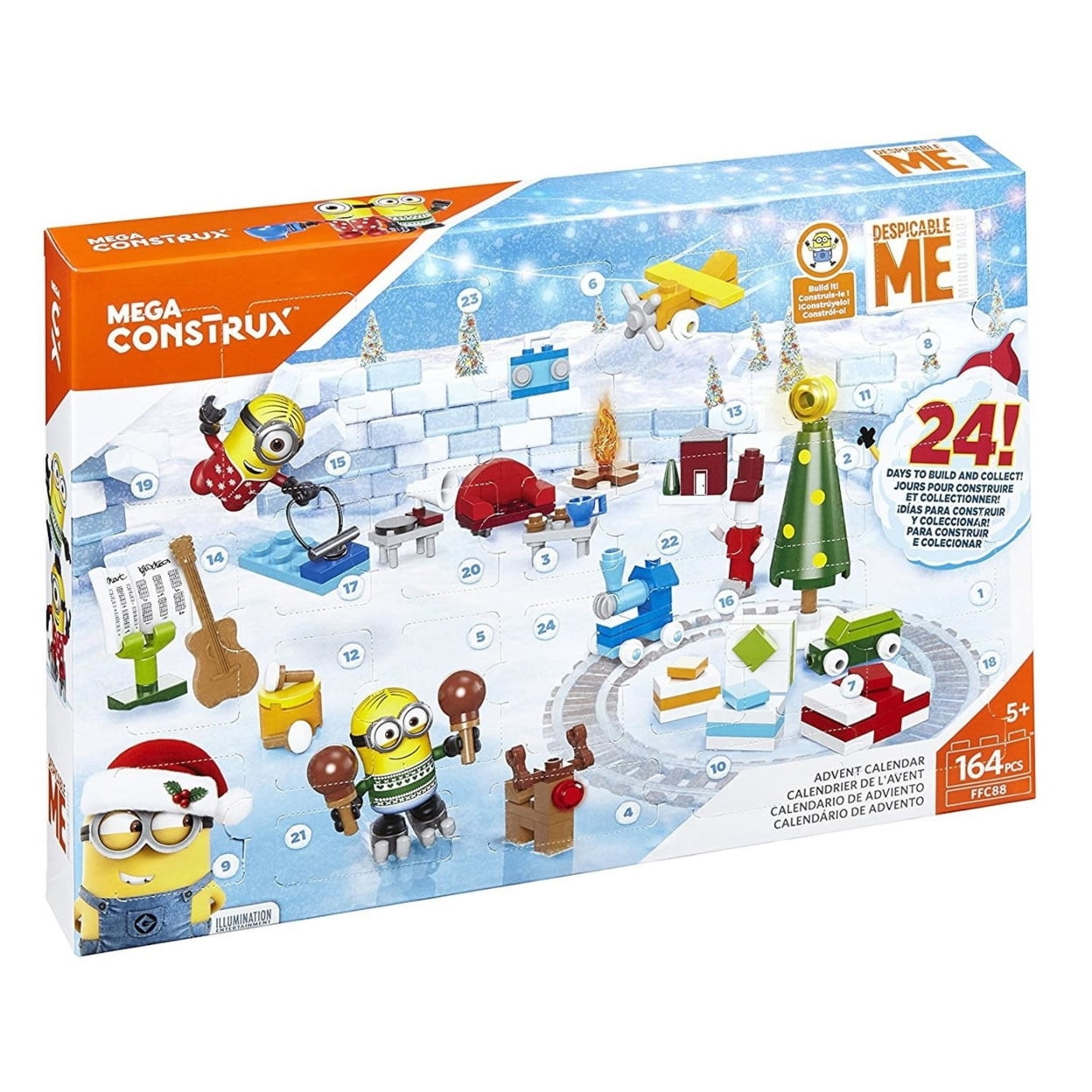 Mega Construx Despicable Me 3 Advent Calendar XMAS Holiday Building Set Brands FFC88