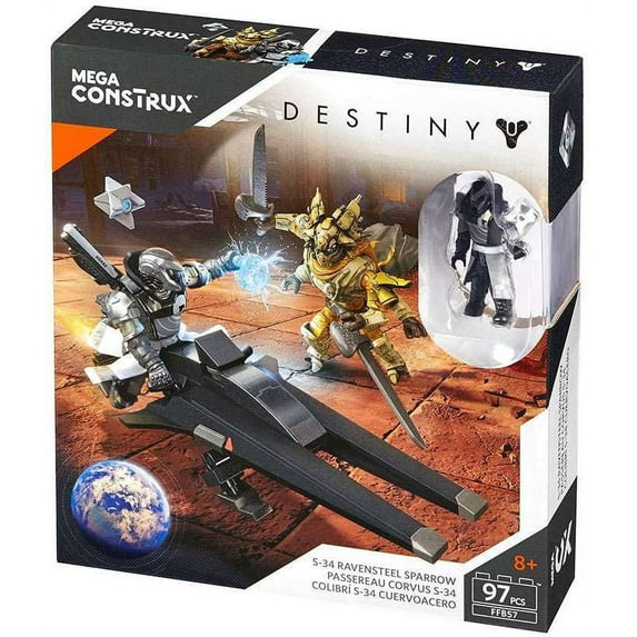 Mega Construx Destiny S-34 Ravensteel Sparrow Exclusive