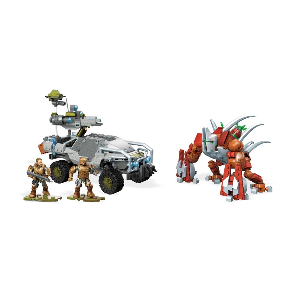 Mega Bloks Halo Warthog Security Patrol And Forgehog vs. Banished fashion Goliath sets