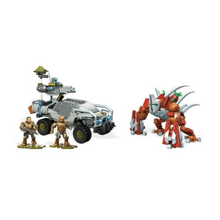 Mega Construx Halo Forgehog Vs. Banished Goliath Block Building Set w/ 2 Figures