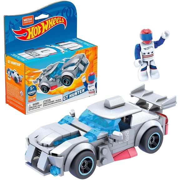 Mega Construx Hot Wheels Gt Hunter Construction Set, Building Toys For Kids