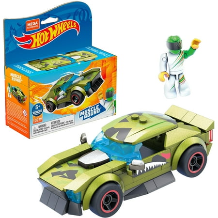 Mega Construx Hot Wheels Muscle Bound Construction Set, Building Toys For Kids