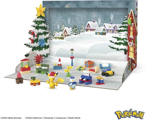 Mega Bloks - Pokemon Holiday Calendar, 202 Piece Building Toy Set