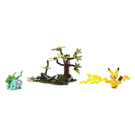 Mega Construx Pok mon Pikachu vs Bulbasaur
