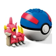 Mega Construx Pokemon Buildable Wurmple Figure & Poke Ball