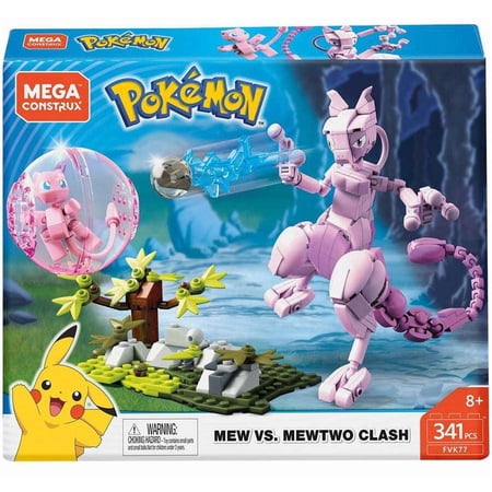 Mega Construx Pokemon FVK77 Mew Vs. Mewtwo Clash