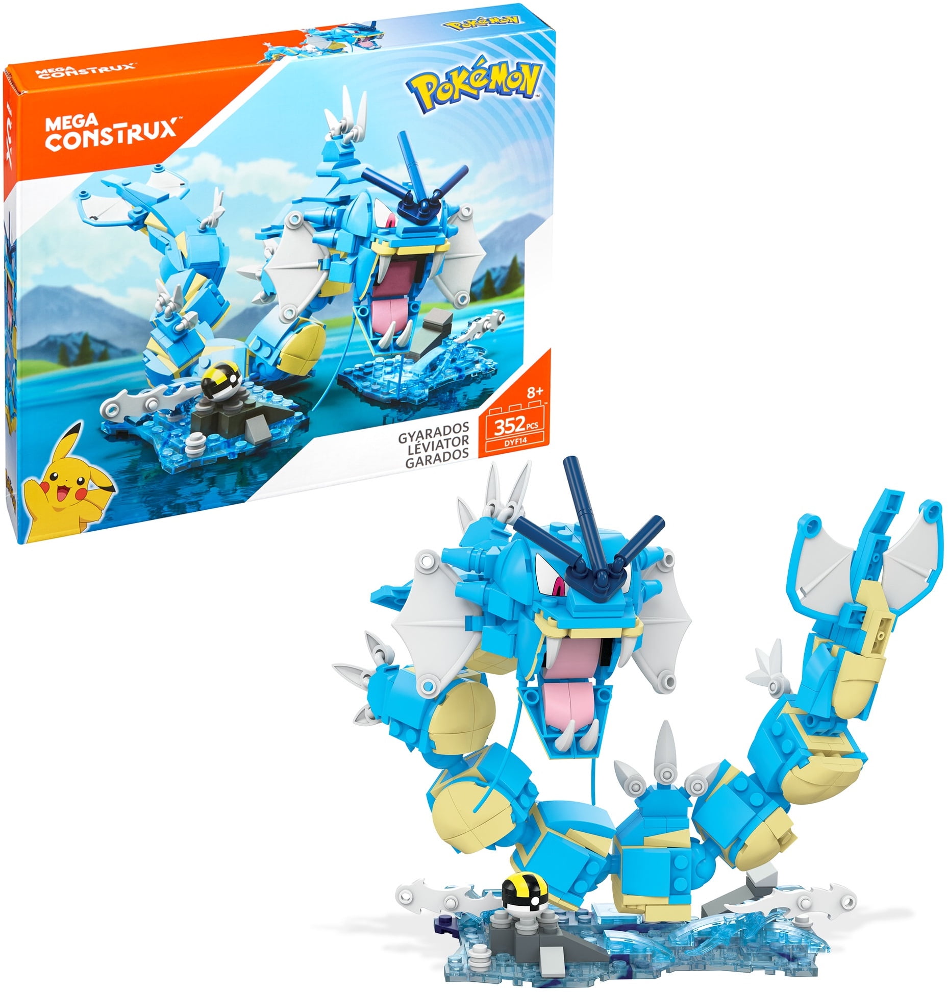 Pokemon Red Gyarados Building Block Mini Action Figure Toys