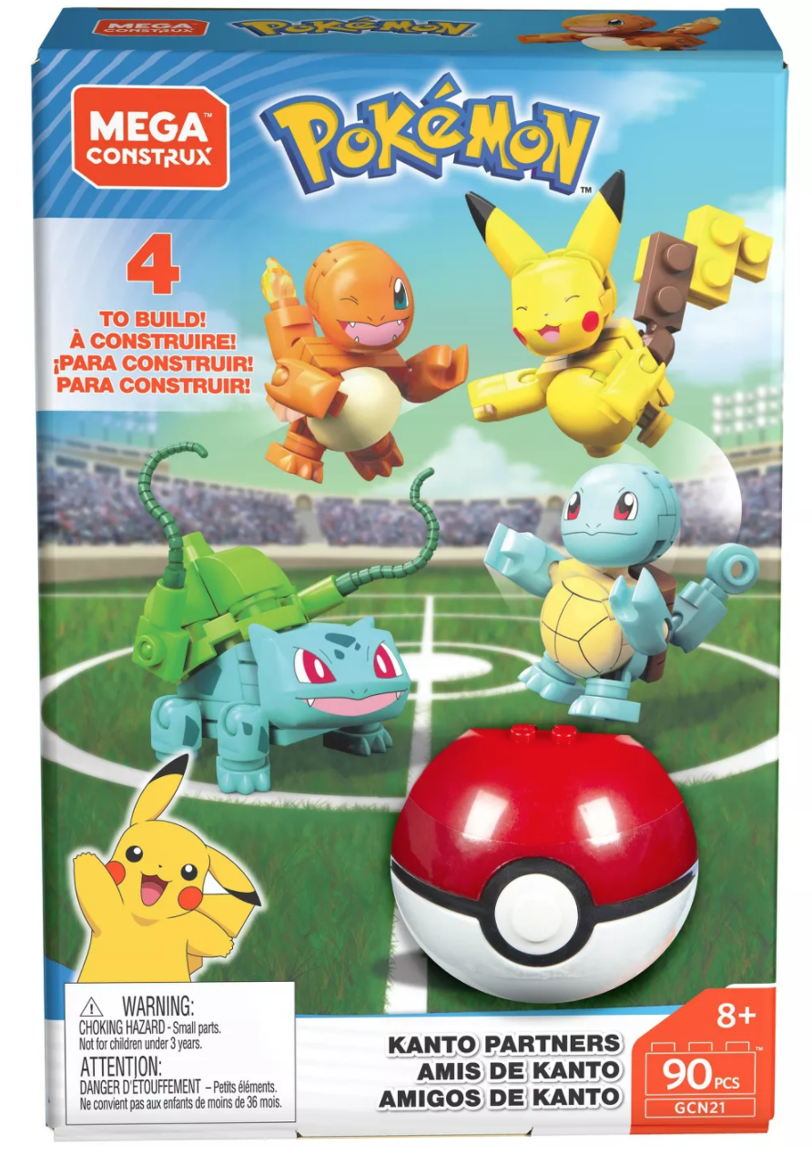 Mega Construx Pokemon Kanto Partners Building Pack