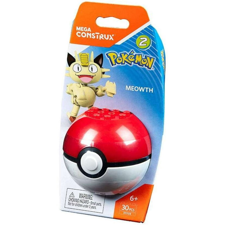 Mega Construx Pokemon Meowth Buildable Figure - Walmart.com