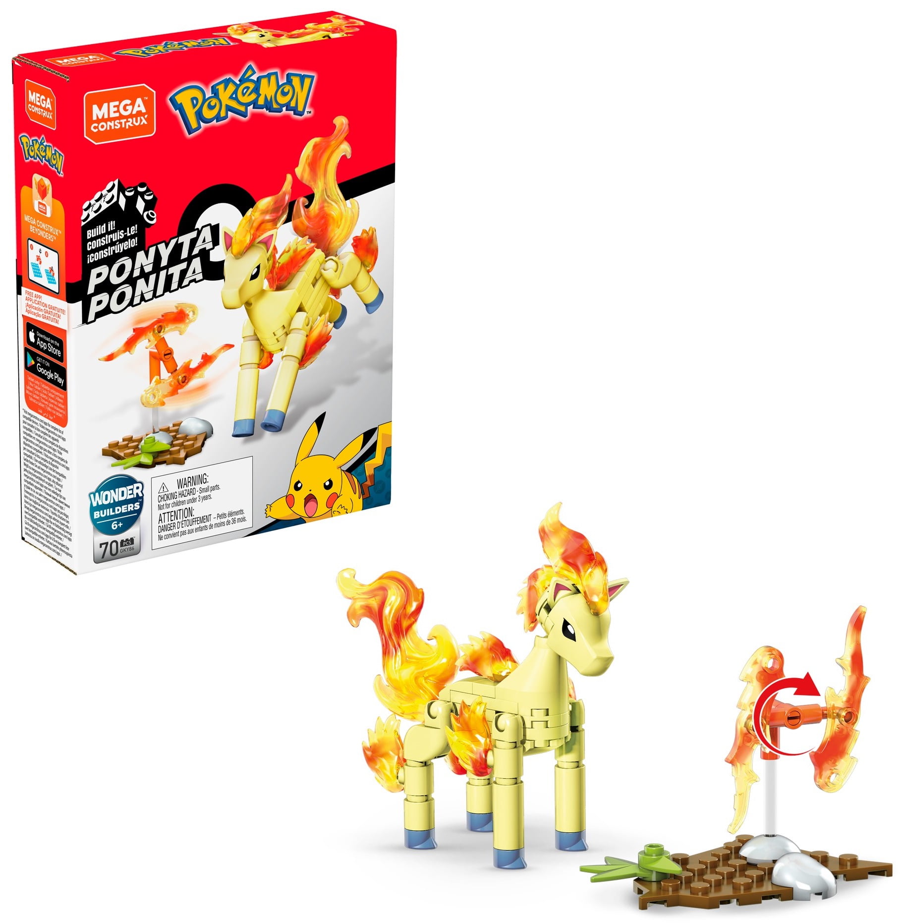 Mega Construx Pokemon Ditto Construction Set with character