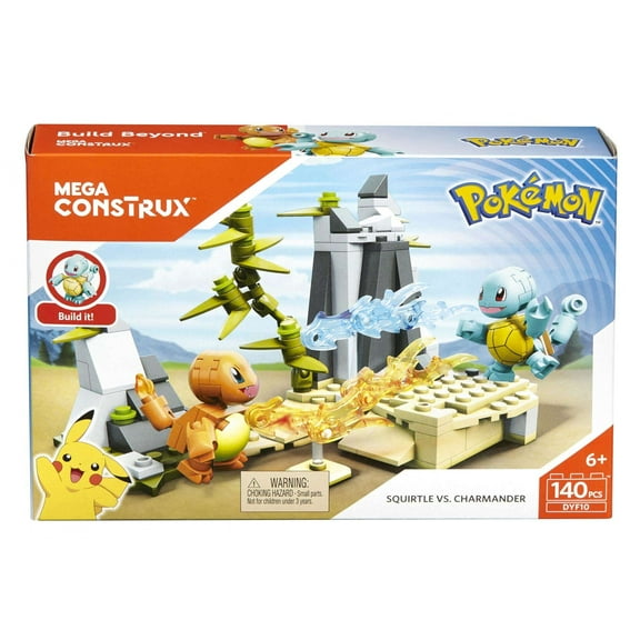 Mega Construx Pokemon Squirtle vs. Charmander Battle Pack