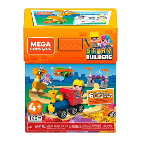 Mega Construx Story Builders Train And Airplane Building Set