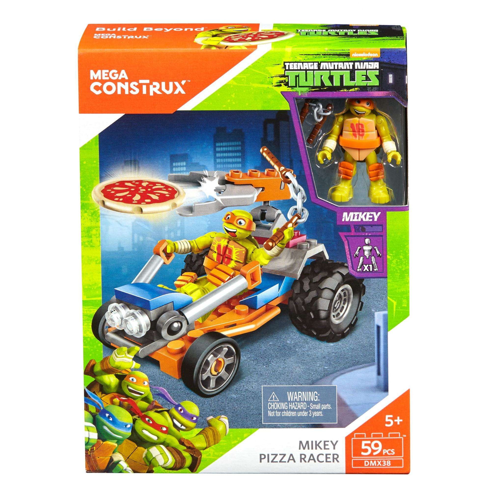 Mega Construx Teenage Mutant Ninja Turtles Mikey Pizza Racer