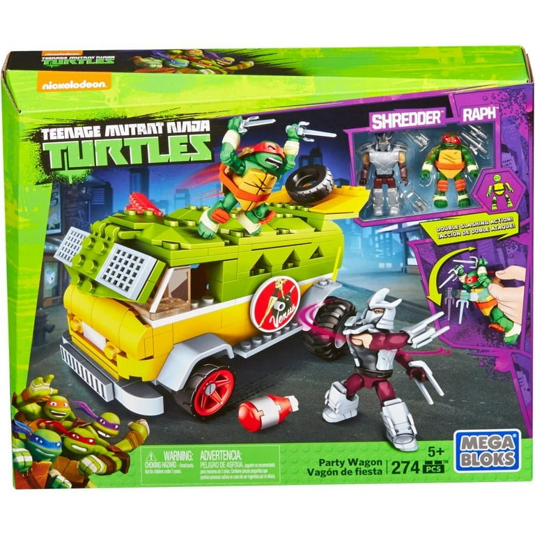 Mega bloks teenage mutant ninja turtles party wagon on sale