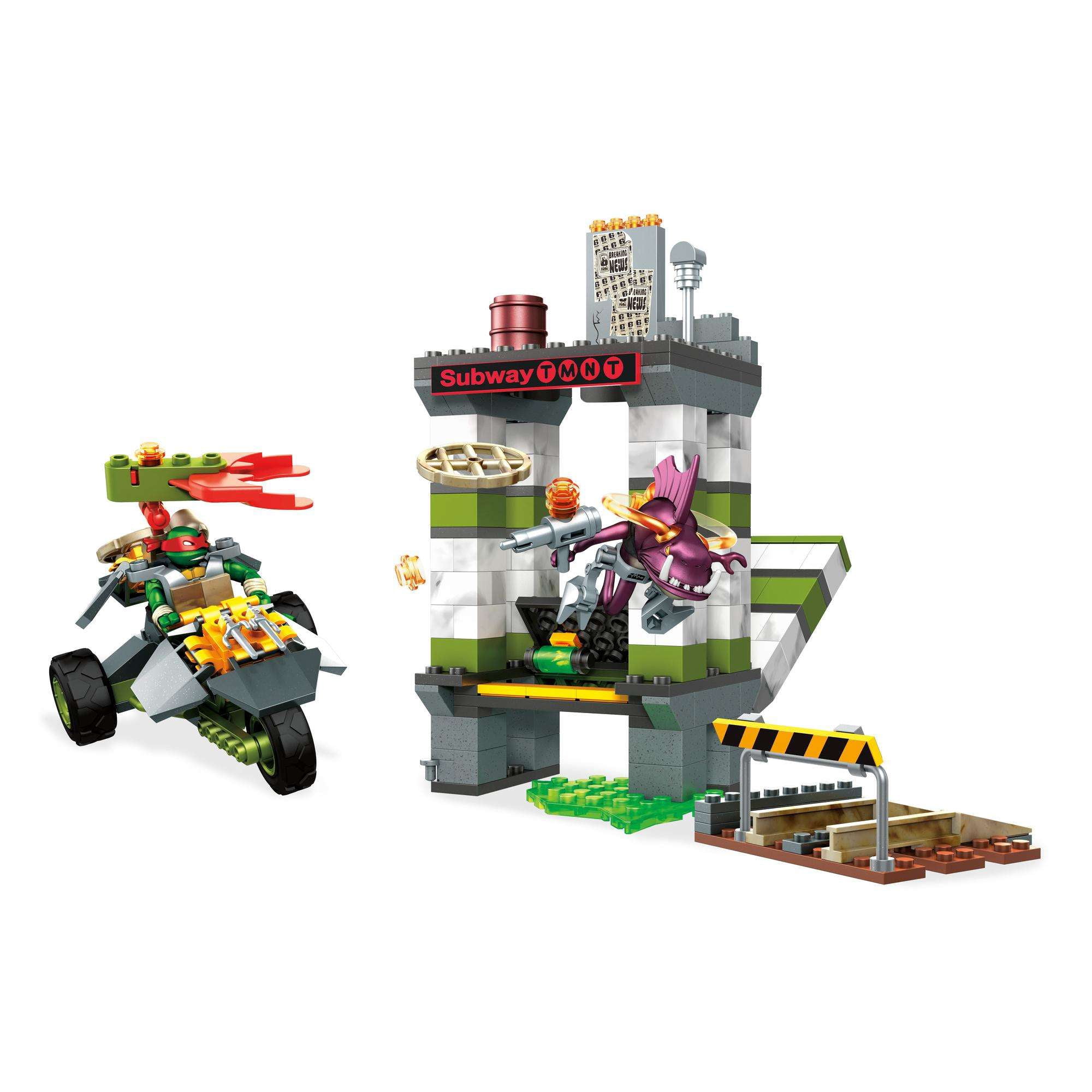 MEGA Construx Teenage Mutant Ninja Turtles Leo's Sewer Skate Building Set With Micro-Figure