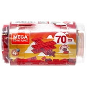 Mega Construx Wonder Builders 70 Piece Tube Red