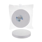 Mega Crafts - 2 Pcs Poly Craft Foam 8 Inch Disc | Durable, Solid Polystyrene Discs For Arts & Crafts, Ornaments, School Projects, Knitting & Party Favors | For Kids, Teachers & Artists