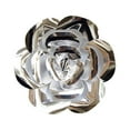 thumbnail image 1 of Mega Crafts - 8'' Handmade Paper Flower in Metallic Silver | For Home Décor, Wedding Bouquets & Receptions, Event Flower Planning, Table Centerpieces, Backdrop Wall Decoration, Garlands & Parties, 1 of 3