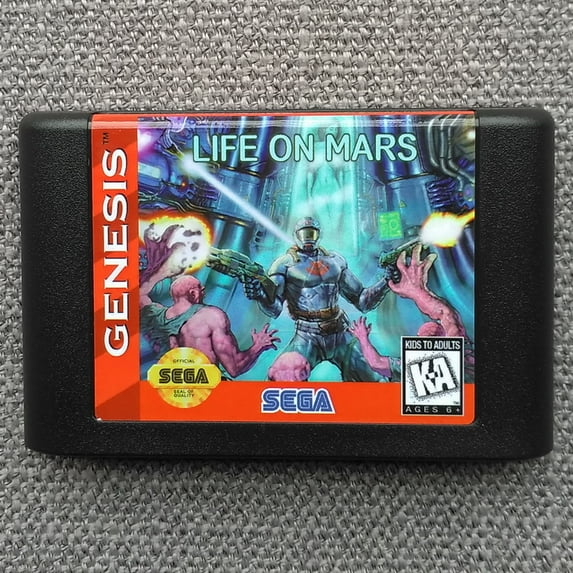 Mega Drive Genesis(MD) - Life on mars -16Bit MD Game Card For Full Version Does not Support Chip Memory