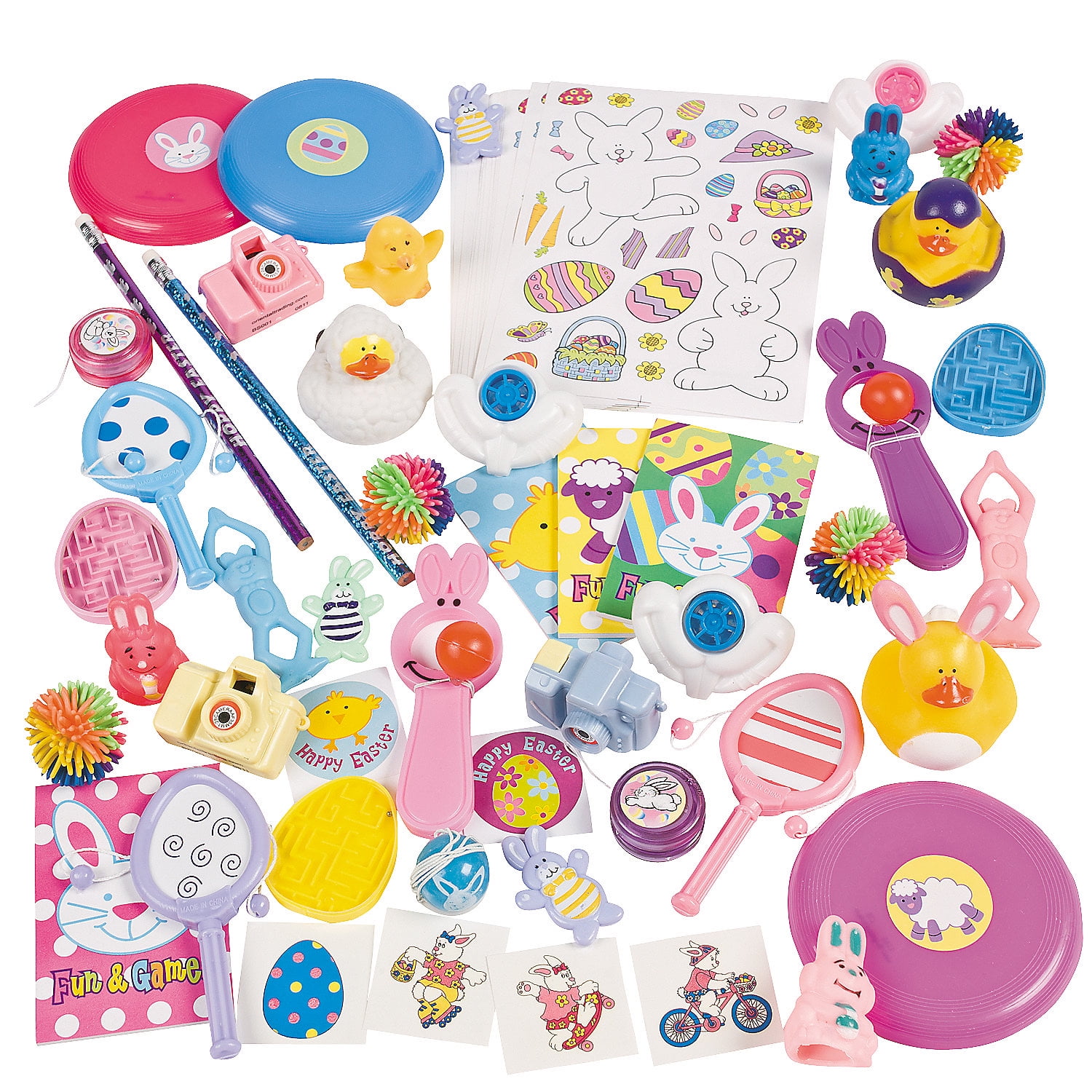 Mega Easter Novelty Assortment (250Pc) - Party Favors - 250 Pieces