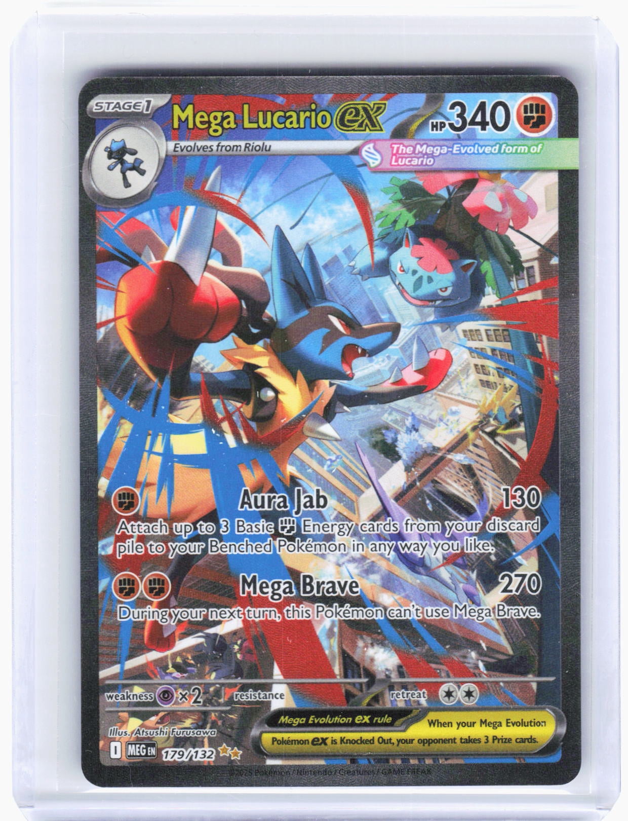 Mega Lucario Ex Mega Lucario Ex