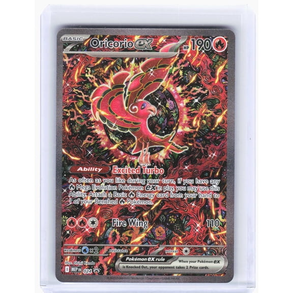 Mega Evolution Oricorio EX Holo Black Star Promo #024