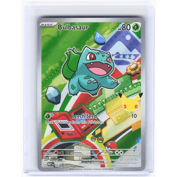 Mega Evolution Prom Cards Bulbasaur Foil Black Star Promo #MEP EN 037