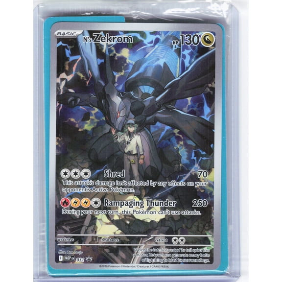 Mega Evolution Promo N's Zekrom Holo Black Star Promo [Sealed] #031
