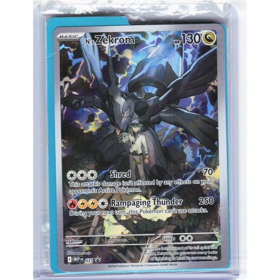 Mega Evolution Promo N's Zekrom Holo Black Star Promo [Sealed] #031