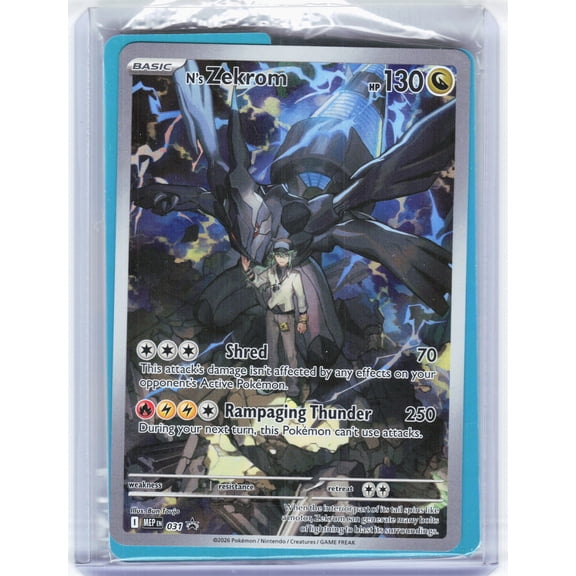 Mega Evolution Promo N's Zekrom Holo Black Star Promo [Sealed] #031