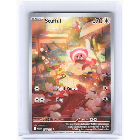 Mega Evolution Stufful Foil Illustration Rare #154/132